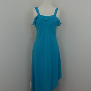 Private Luxuries Chiffon Dress Asymmetrical Hem M